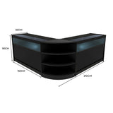 Theseus LED Shop Counter Set LM60 & 2 x B1500 - Black