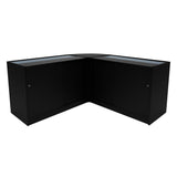 Demeter LED Shop Counter Set K1500, B1500 & LM60 - Black