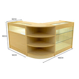Demeter LED Shop Counter Set K900, B900 & LM60 - Maple