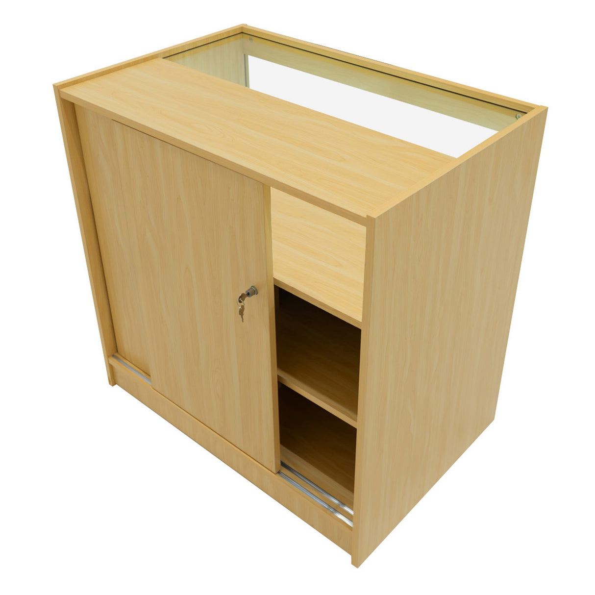 Europa LED Shop Counter Set B900, C900, TB60 & LM60 - Maple