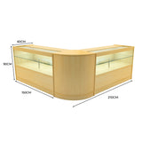 Selene LED Shop Counter Set CM60 & 2 x C1500 - Maple