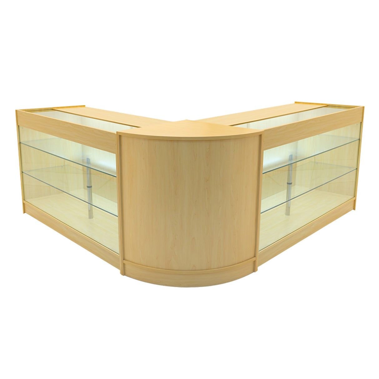 Helios LED Shop Counter Set CM60 & 2 x K1500 - Maple