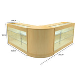 Helios LED Shop Counter Set CM60 & 2 x K1500 - Maple