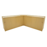 Demeter LED Shop Counter Set K1500, B1500 & LM60 - Maple