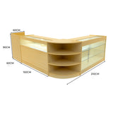 Hyperion LED Shop Counter Set K1500, B1500, TB60 & LM60 - Maple