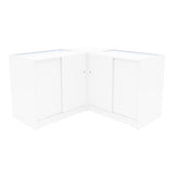 Iris LED Shop Counter Set CM60 & 2 x B900 - White