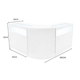 Iris LED Shop Counter Set CM60 & 2 x B900 - White