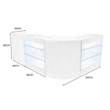 Aries LED Shop Counter Set CM60, TB60 & 2 x K900 - White