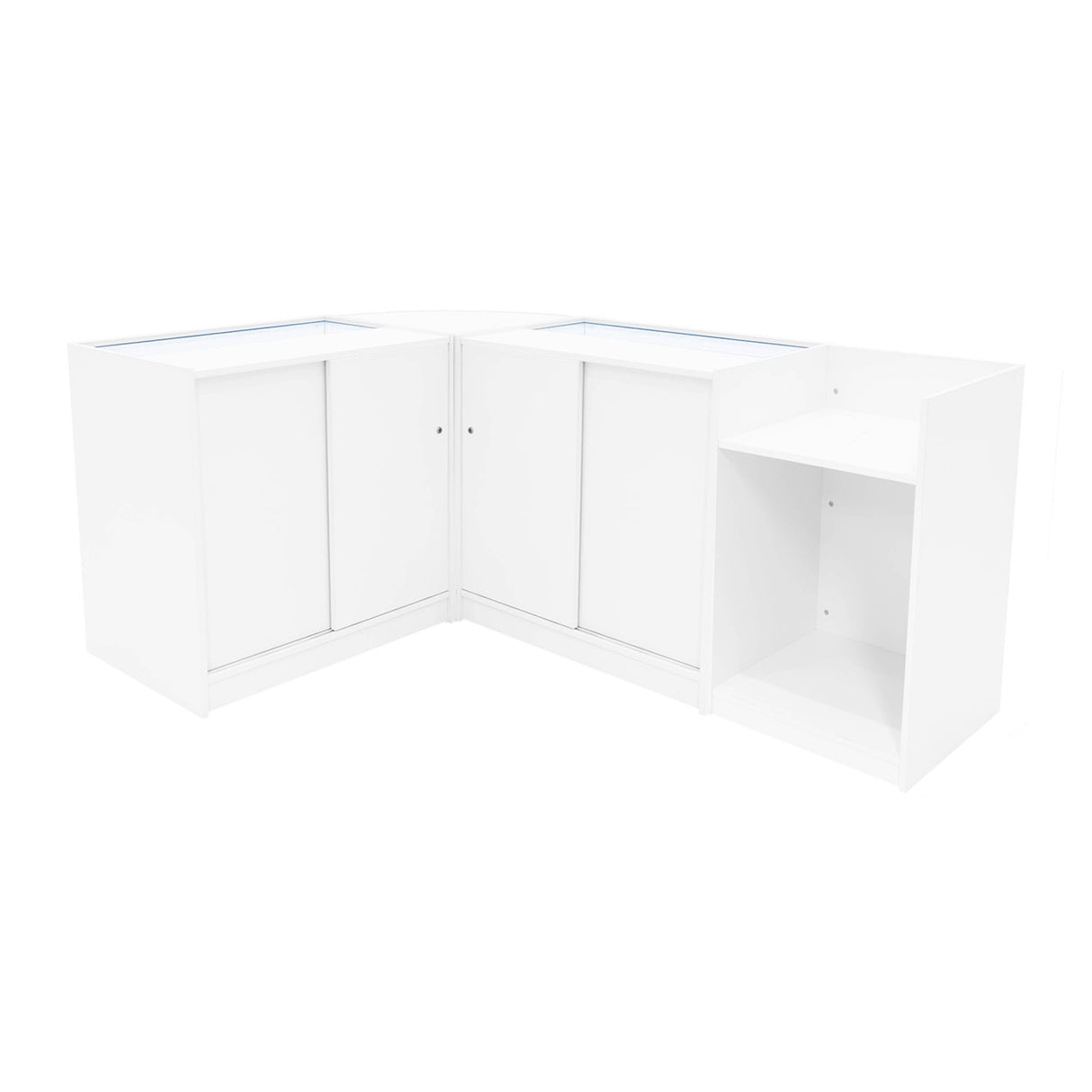 Eclipse LED Shop Counter Set LM60, TB60 & 2 x C900 - White