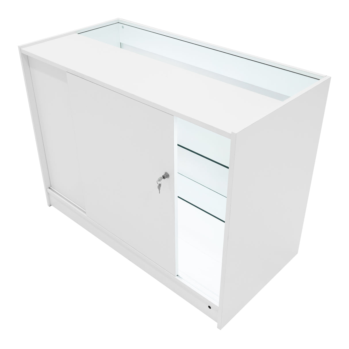 Helios LED Shop Counter Set CM60 & 2 x K1200 - White