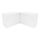 Adonis LED Shop Counter Set B1200, C1200 & CM60 - White
