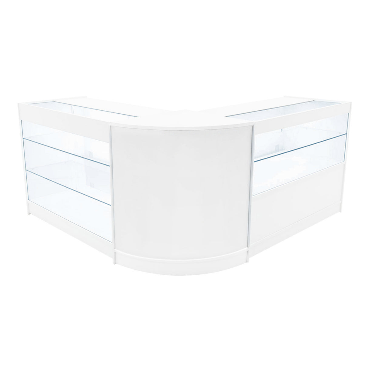 Hera LED Shop Counter Set K1200, C1200 & CM60 - White