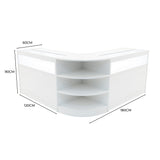 Theseus LED Shop Counter Set LM60 & 2 x B1200 - White