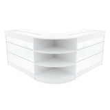 Apollo LED Shop Counter Set LM60 & 2 x K1200 - White
