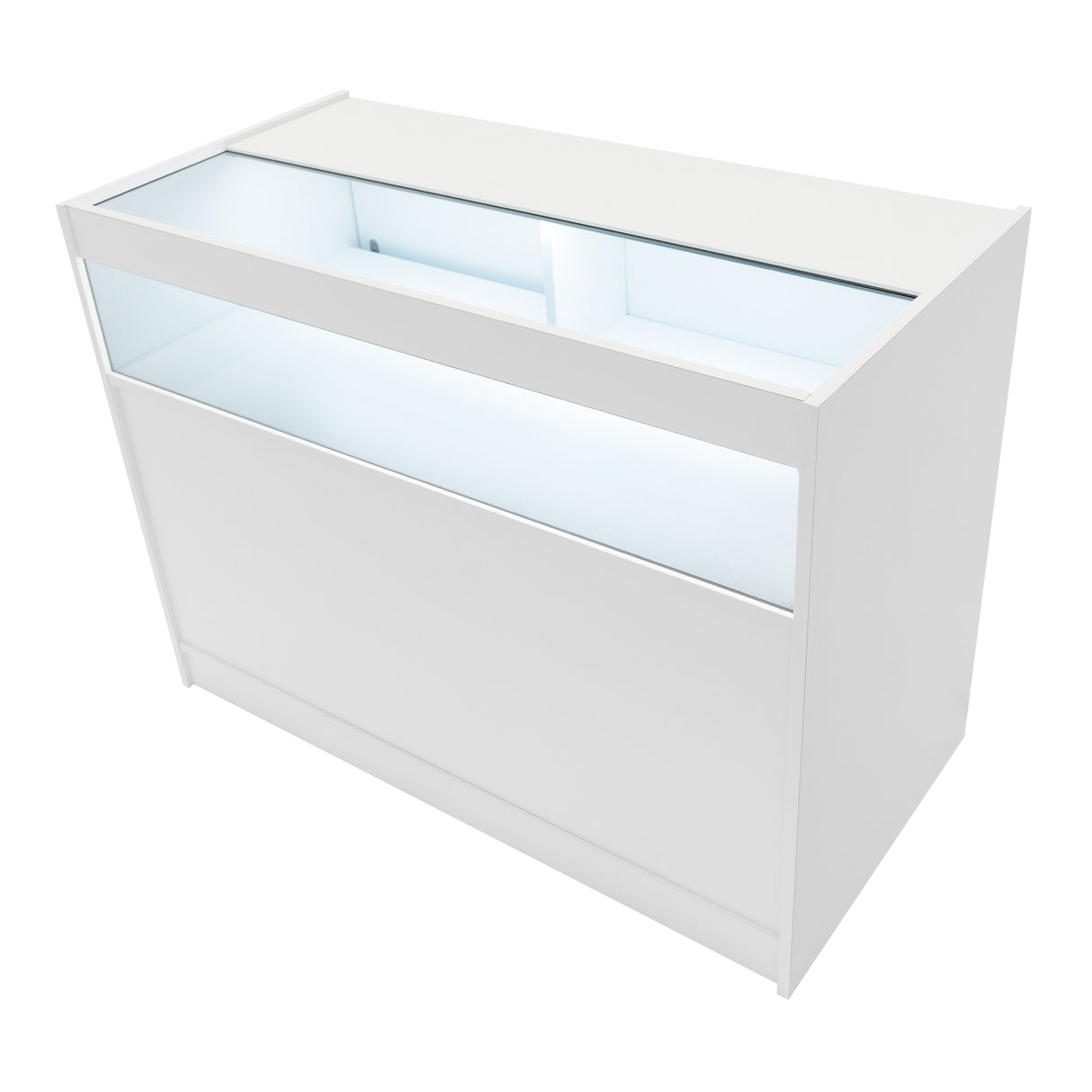 Gravity LED Shop Counter Set B1200, C1200, TB60 &  & CM60 - White