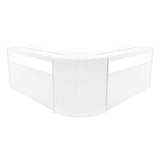 Iris LED Shop Counter Set CM60 & 2 x B1500 - White