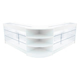 Apollo LED Shop Counter Set LM60 & 2 x K1500 - White