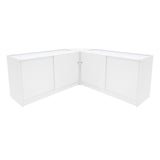 Apollo LED Shop Counter Set LM60 & 2 x K1500 - White