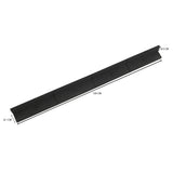 Flexible Lawn Edging 46 x 1.2m With Mallet - Black