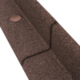 Flexible Lawn Edging 21.6m With Mallet - Brown