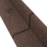 Flexible Lawn Edging 16 x 1.2m With Mallet - Brown