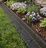 Flexible Lawn Edging 30 x 1.2m With Mallet - Grey