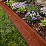 Flexible Lawn Edging 10 x 1.2m With Mallet - Terracotta