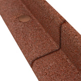 Flexible Lawn Edging 28.8m With Mallet - Terracotta