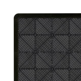 Vented Garage Floor Tiles x 120 With Edges - Black