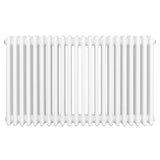 Traditional 4 column radiator in white, 600 x 1010mm, featuring smooth, rounded edges and a sleek, modern design for efficient heating