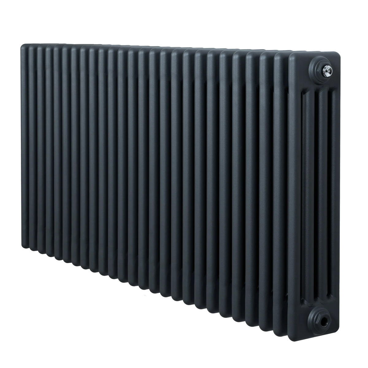 Traditional 4 Column Radiator - 600 x 1190mm - Anthracite Grey ...