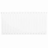 Flat single column radiator in sleek white finish, measuring 600 x 1190mm, featuring a smooth, modern design with vertical slats