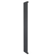 Flat single column radiator in anthracite grey, 1800 x 280mm, featuring a sleek, modern design with a smooth finish and vertical orientation