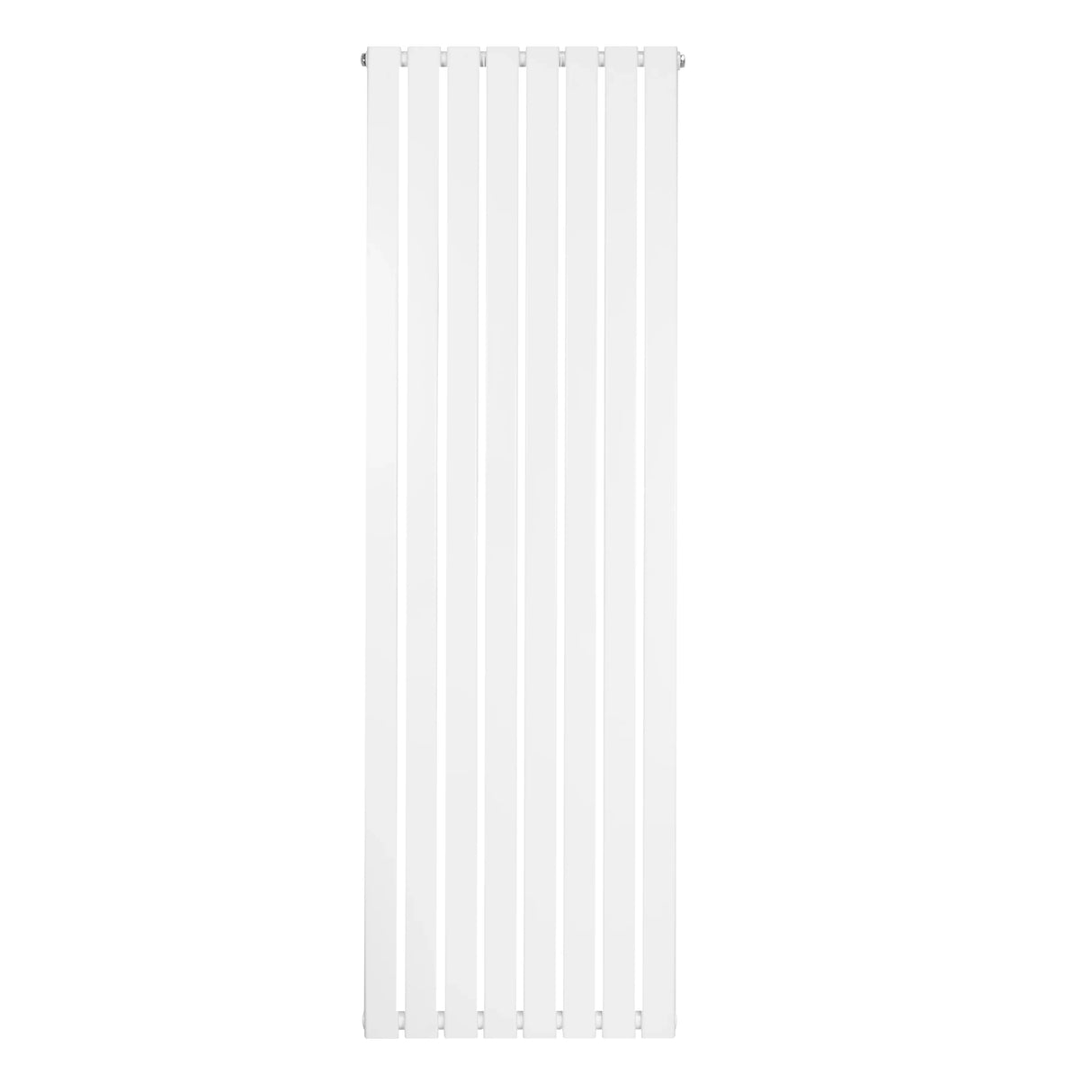 Flat single column radiator, 1800 x 560mm, sleek white finish, vertical design with smooth, clean lines for modern interiors