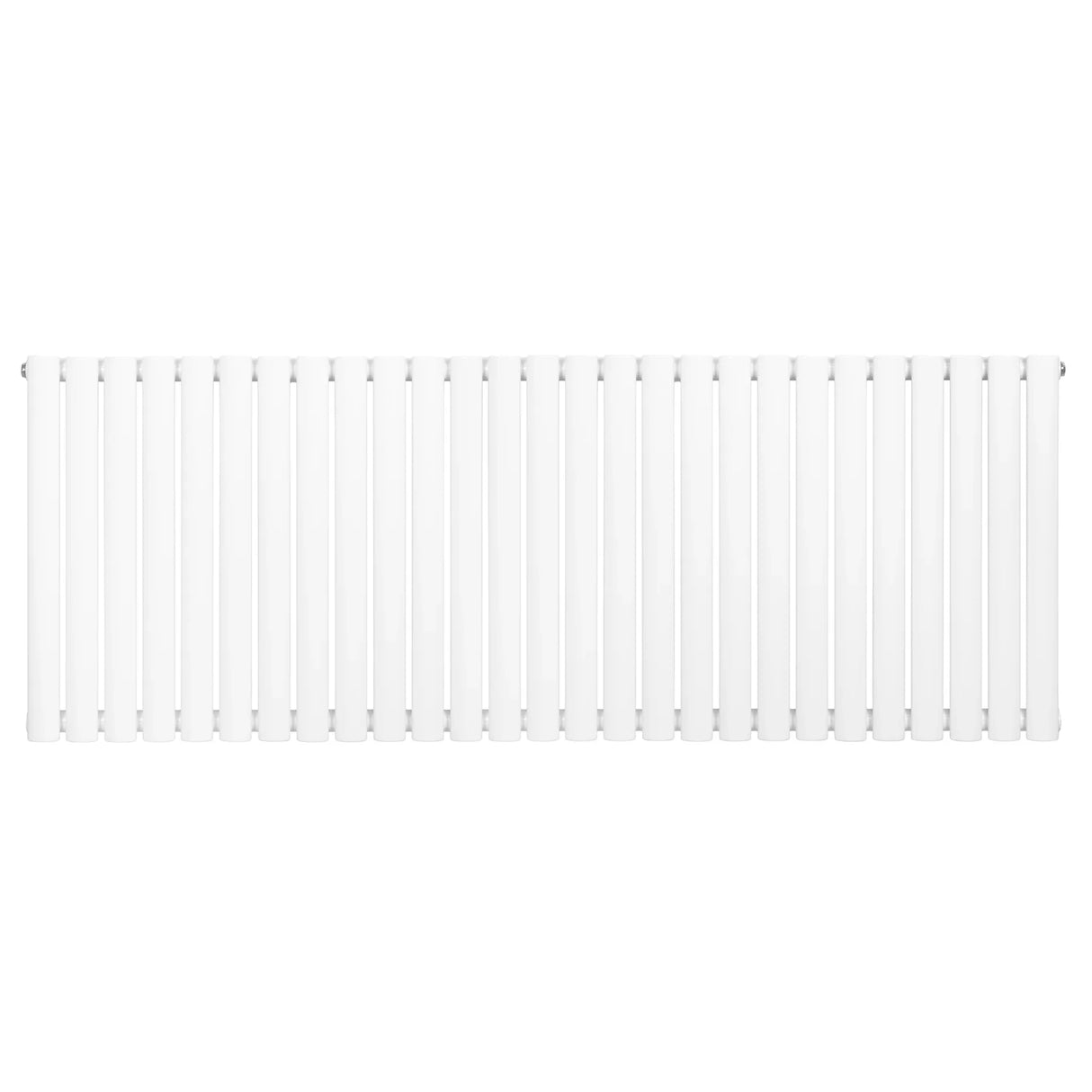 White oval single column radiator, 600 x 1620mm, featuring a sleek design with smooth, rounded edges and vertical fins for efficient heating