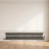 Traditional 2 Column Radiator - 300 x 1460mm - Raw Metal