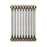 Traditional 2 Column Radiator - 600 x 425mm - Raw Metal