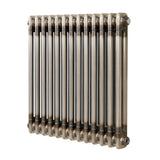 Traditional 2 Column Radiator - 600 x 605mm - Raw Metal
