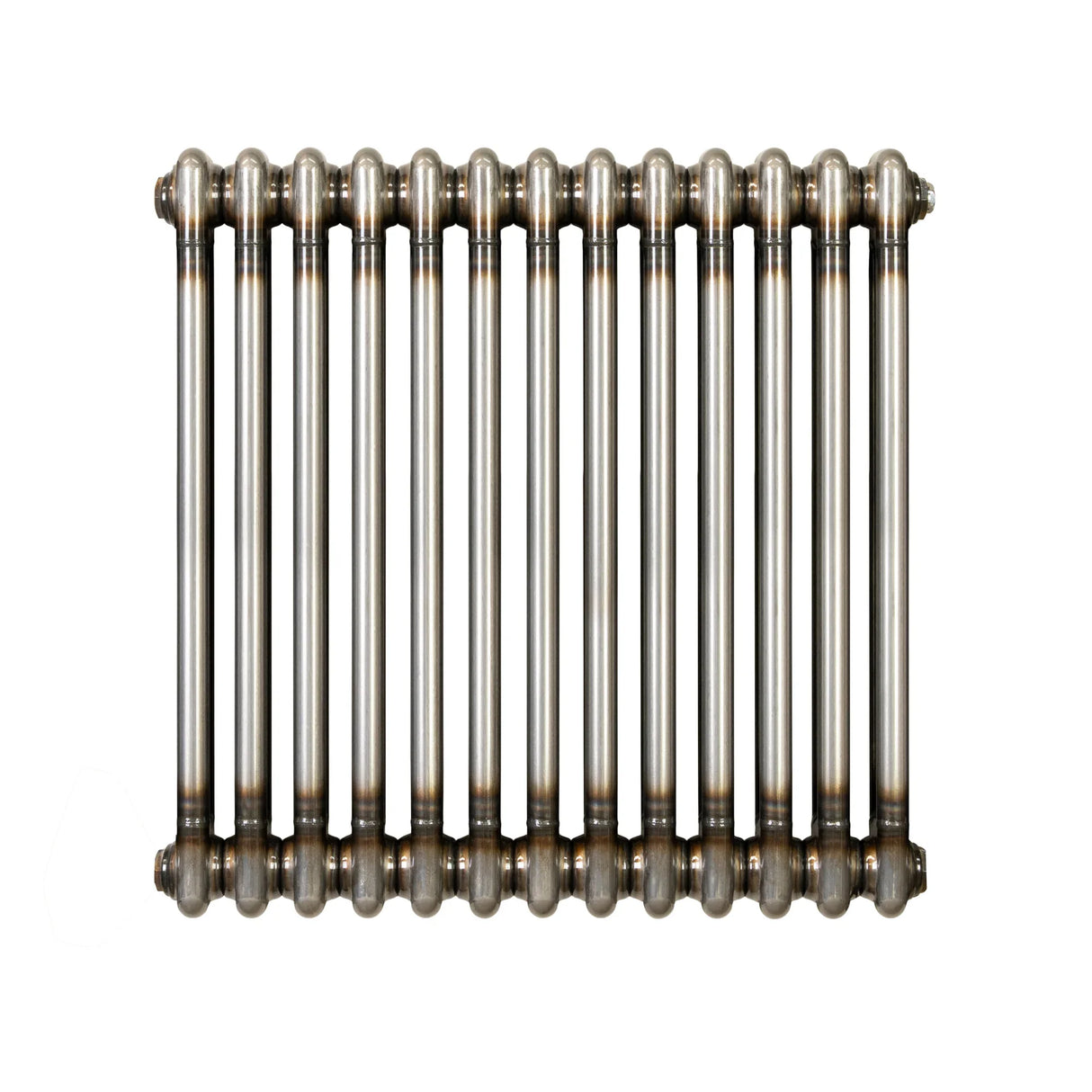 Traditional 2 Column Radiator - 600 x 605mm - Raw Metal