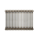 Traditional 2 Column Radiator - 600 x 830mm - Raw Metal