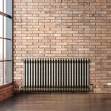 Traditional 2 Column Radiator - 600 x 1190mm - Raw Metal