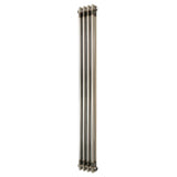 Traditional 2 Column Radiator - 1500 x 200mm - Raw Metal