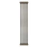 Traditional 2 Column Radiator - 1500 x 290mm - Raw Metal