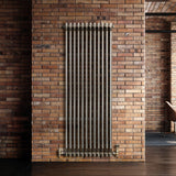 Traditional 2 Column Radiator - 1500 x 560mm - Raw Metal