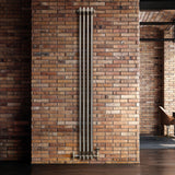 Traditional 2 Column Radiator - 1800 x 200mm - Raw Metal