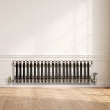 Traditional 3 Column Radiator - 300 x 830mm - Raw Metal