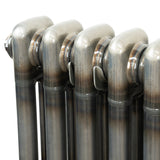 Traditional 3 Column Radiator - 300 x 1460mm - Raw Metal