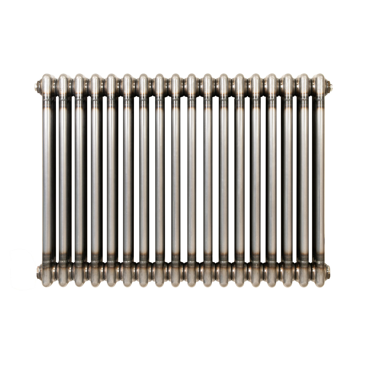 Traditional 3 Column Radiator - 600 x 830mm - Raw Metal