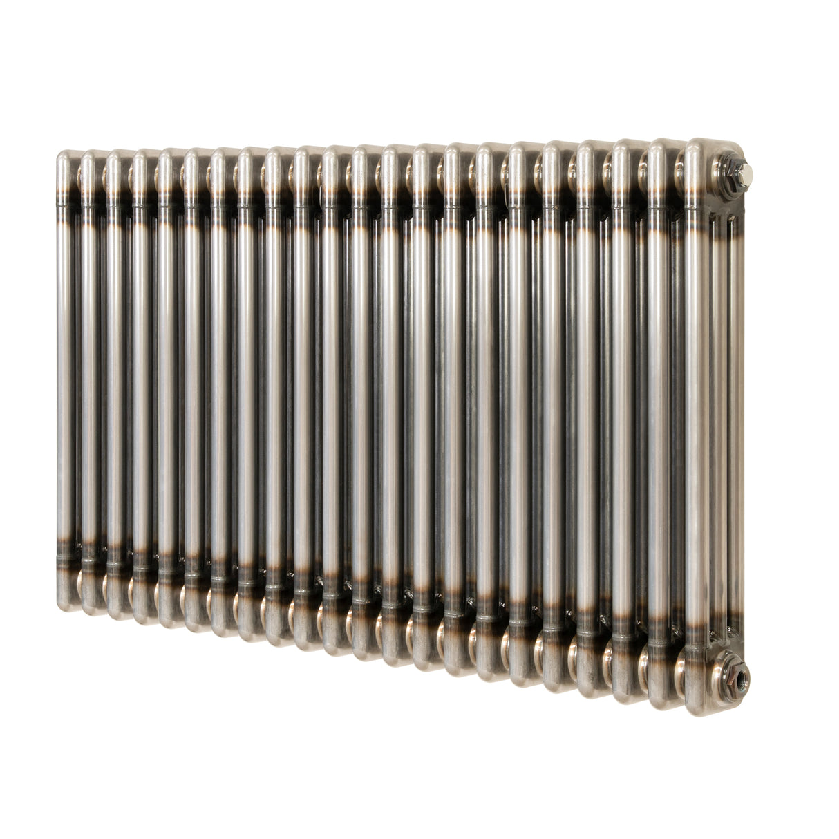 Traditional 3 Column Radiator - 600 x 1010mm - Raw Metal