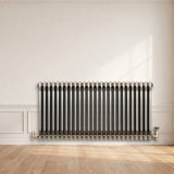 Traditional 3 Column Radiator - 600 x 1190mm - Raw Metal